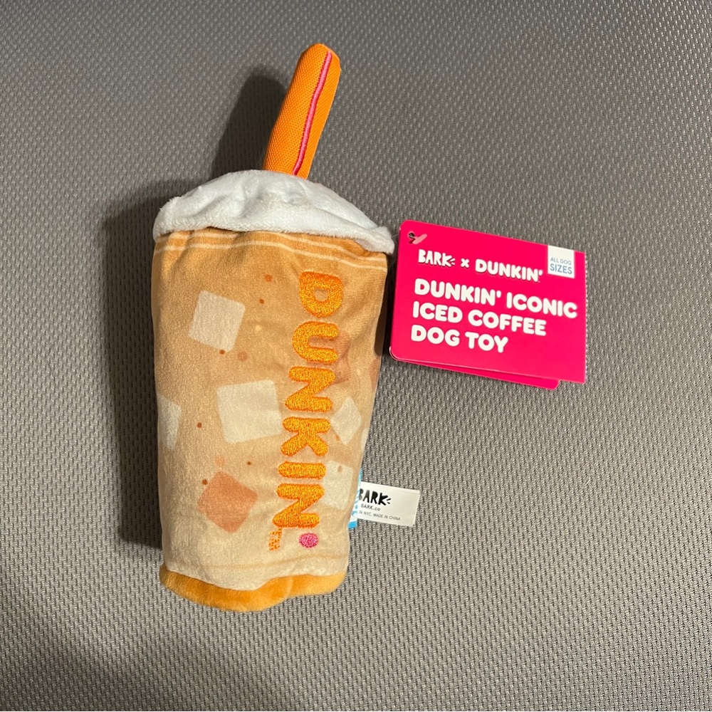 BARK Dunkin’ Donuts Iconic Iced Coffee Dog Toy - Picture 2 of 6